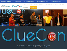 Tablet Screenshot of cluecon.com